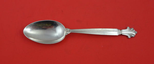 Acanthus by Georg Jensen Sterling Silver Dessert Spoon 6 7/8" Oval Soup Danish