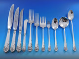 Ecstasy by Amston Sterling Silver Flatware Set for 12 Service 137 pc Dinner Size