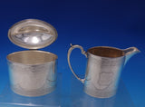 Georgian by Tuttle Sterling Silver Tea Set 5pc C. Coolidge President Mark #7200