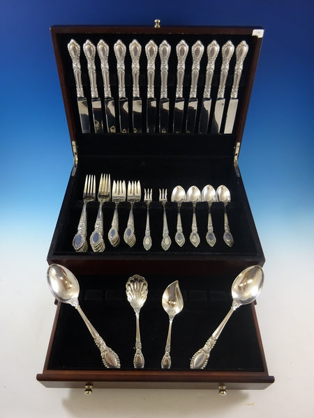 Guildhall by Reed & Barton Sterling Silver Flatware Set 12 Service Dinner Size