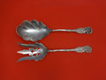La Reine by Reed & Barton Sterling Silver Salad Serving Set 2pc Fork Pcd 9 1/4"
