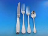 Perles by Christofle Sterling Silver Flatware Service 12 Set 132 pcs Fitted Box
