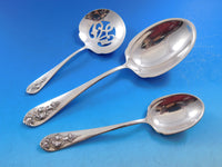 Pendant of Fruit by Lunt Sterling Silver Flatware Set for 8 Service 89 pieces