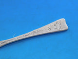 Lap Over Edge Acid Etched by Tiffany Sterling Butter Spreader FH 6" Plum Blossom