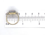 Retro 14k Yellow and White Gold 2.08 Carat Genuine Australian Opal Ring (#J7487)