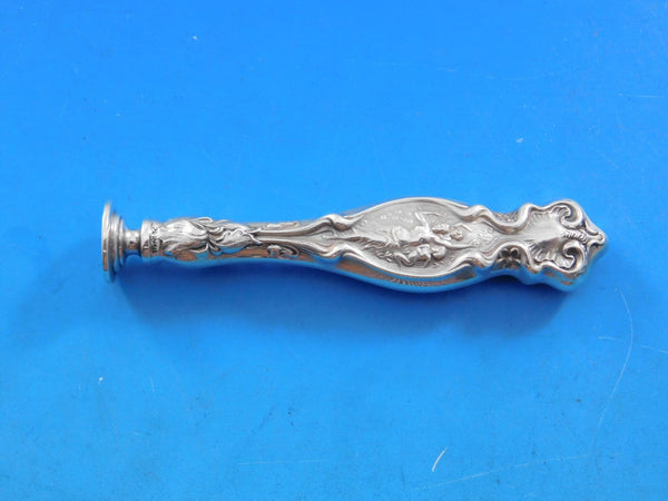Irian by Wallace Sterling Silver Wax Stamp 3 5/8" Figural Art Nouveau Monogram