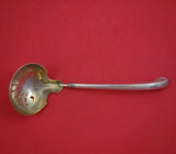 Angelo by Gorham Sterling Silver Oyster Ladle w/ Light Gold Wash Pierced 9 1/4"