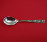 Repousse by Kirk Sterling Silver Preserve Spoon Ovoid Bowl .925/1000 7" Serving
