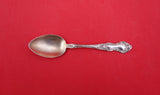 Meadow Rose by Wallace Sterling Silver Demitasse Spoon gold washed 3 3/4"