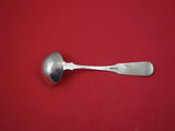 Basket of Flowers by Various Makers Coin Silver Gravy Ladle 1927-1934  7 1/4"