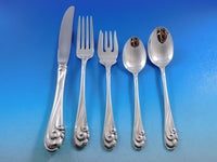 Dancing Surf by Kirk Sterling Silver Flatware Set for 12 Service 65 pieces