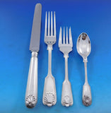 Fiddle Thread & Shell by CJ Vander Sterling Silver Flatware Set 8 Service 32 pcs