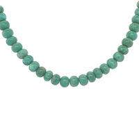 5mm Strand of Patagonia Genuine Natural Turquoise Beads Necklace 19" (#J6759)