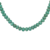 5mm Strand of Patagonia Genuine Natural Turquoise Beads Necklace 19" (#J6759)