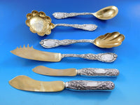 Chrysanthemum Tiffany Sterling Silver Flatware Set Service 255 pcs Fitted Chest