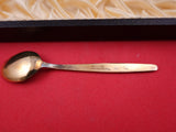 David Andersen Norwegian Sterling Demitasse Spoon Set of 12 fitted box 3 3/4"