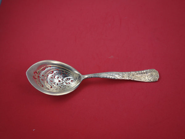 Vine by Tiffany Sterling Silver Ice Spoon Pointed Peapod Motif IN TIFFANY BOOK