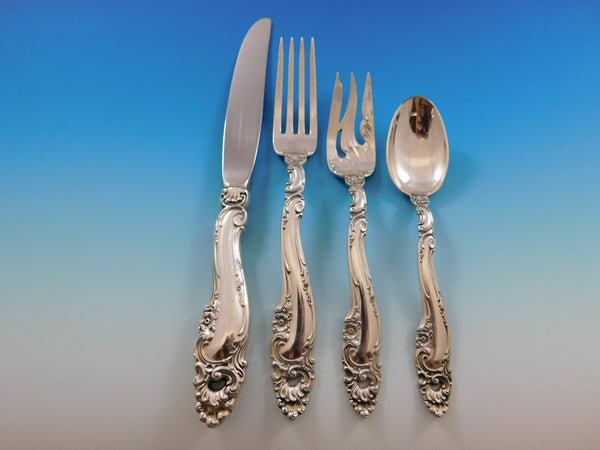Decor by Gorham Sterling Silver Flatware Set for 8 Service 32 pieces