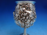 Repousse by Galmer Sterling Silver Goblet Embossed Grapes GW 6 1/2" (#8653)
