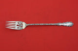 Waverly By Wallace Sterling Silver Salad Serving Fork long pierced 9"