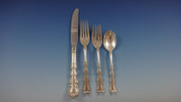 Angelique by International Sterling Silver Flatware Set For 12 Service 62 Pieces