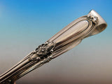 Esteval by Buccellati Italy Sterling Silver Ice Tong Pierced Double Bowl 8 1/4"