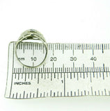 Art Deco 18k Gold Genuine Natural Diamond and Sapphire Filigree Ring (#J4449)