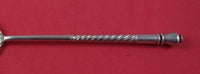 Russian Sterling Silver Preserve Spoon Twisted Dated 1896 2.37 ozt. 7 3/4"