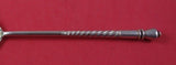 Russian Sterling Silver Preserve Spoon Twisted Dated 1896 2.37 ozt. 7 3/4"