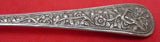 Chinese Export by Unknown Sterling Silver Sugar Spoon with Bird 6" Serving