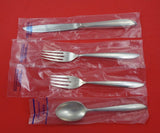 Silver Rhythm by International Sterling Silver Regular Size Setting(s) 4pc New