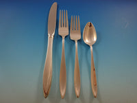 Esprit by Gorham Sterling Silver Flatware Set 12 Service 54 PC Midcentury Modern