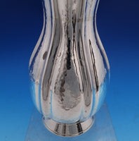 Greek XEIPO Sterling Silver Vase Hand Hammered 925/1000 8" x 4 1/4" (#8466)