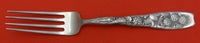 Berry by Whiting Sterling Silver Regular Fork with Raspberry 6 7/8" Flatware