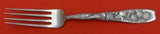 Berry by Whiting Sterling Silver Regular Fork with Raspberry 6 7/8" Flatware