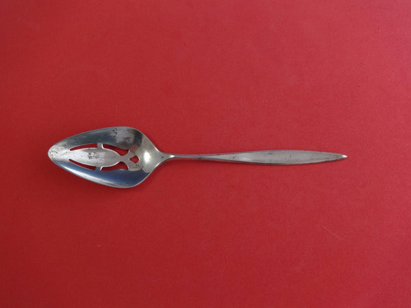 Crystal by International Sterling Silver Serving Spoon Pierced Original 8 7/8"