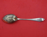 Queen Anne Engraved by Tiffany and Co Sterling Silver Berry Spoon GW with Fruit