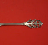 Viking Rose by Th. Marthinsen Norwegian .830 Silver Cold Meat Fork 2-Tine 7 3/4"