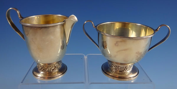 Silver Rose by Oneida Sugar & Creamer Set 2pc #609 (#1119)
