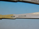 Japanese by Gorham Sterling Silver Ice Tong Gold Washed 6 1/4" Antique Server