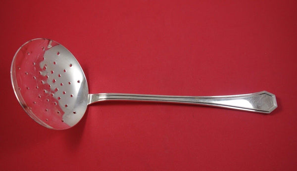 Ottagonale by Zaramella Argenti Italian Sterling Silver Straining Spoon 12 1/4"