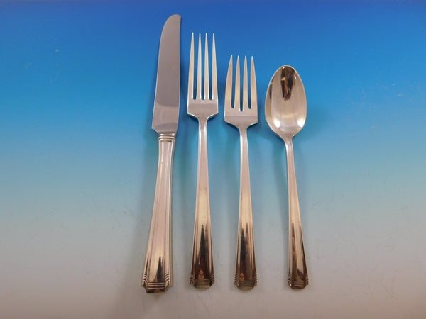 John and Priscilla by Westmorland Sterling Silver Flatware Set Service 36 Pcs