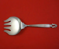 Acorn by Georg Jensen Sterling Silver Tomato Serving Fork Hammered with Flower