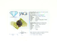 14k Gold 1.84ct Raspberry Genuine Natural Sapphire and Diamond Ring (#J507)