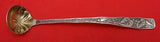 Orchids by Towle Sterling Silver Mustard Ladle Goldwashed 5 1/4"