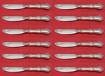 Old Atlanta by Wallace Sterling Silver Butter Spreader HH Modern Set 12 pcs