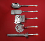 American Victorian by Lunt Sterling Silver Brunch Serving Set 5pc HH WS Custom