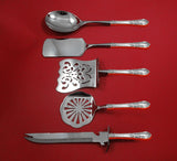 American Victorian by Lunt Sterling Silver Brunch Serving Set 5pc HH WS Custom
