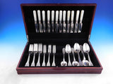 Moderne by Puiforcat French Sterling Silver Flatware Set Service 59 pieces total