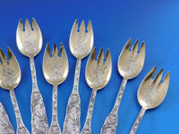 Saint Cloud by Gorham Sterling Silver Ice Cream Fork SET OF 12 GW BC 5" Original